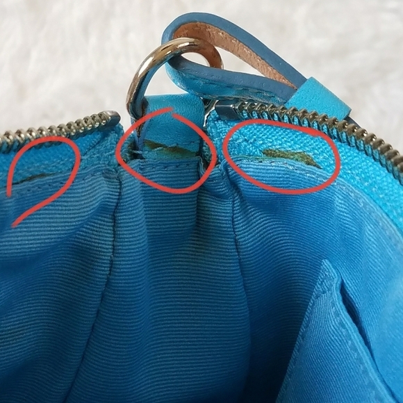 Coach Y2K 90's Turquoise Signature C Demi Shoulder Bag w/Dustbag - Picture 13 of 16